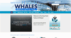 Desktop Screenshot of festivalofwhales.com